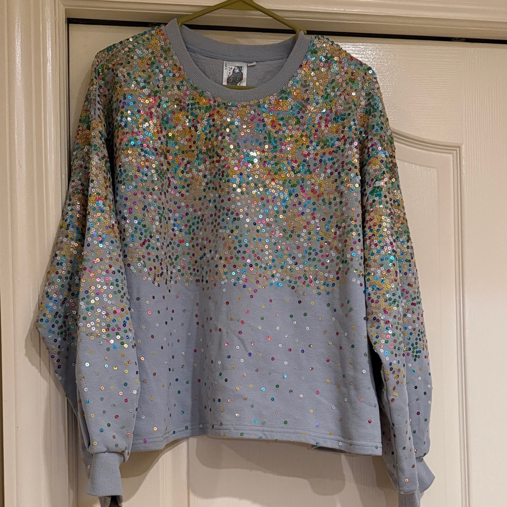 Queen of sparkles sequin sweater